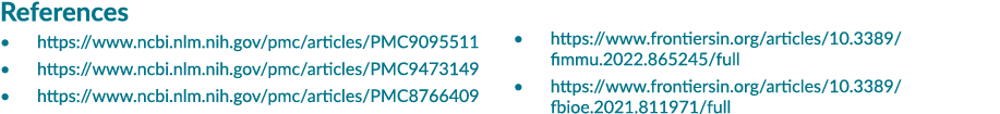 References • https://www.ncbi.nlm.nih.gov/pmc/articles/PMC9095511 • https://www.ncbi.nlm.nih.gov/pmc/articles/PMC9473...